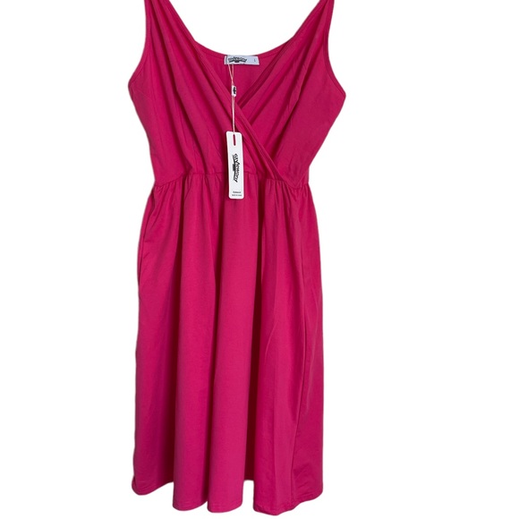 Styleworld V Neck Spaghetti Strap Dress - Picture 3 of 7
